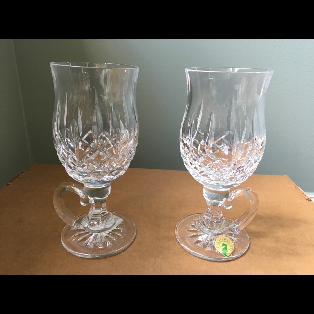 Lismore Pattern Set of Coffee Mugs from Waterford